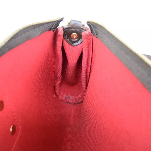 LOUIS VUITTON Eva 2Way Chain Shoulder Bag Damier Ebene Leather BN N55213 22YG793 - Picture 7 of 14